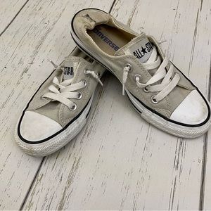Grey Slip-on Converse - Size 4